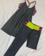 Lululemon set 😄 Lululemon No Limits Running Tank Top s/4 with Lulu legging