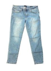 TAHARI Kelly Women's Size 12/31 Blue Denim Classic Skinny Leg Jeans