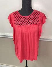 Hannah Pink Tank Top Size Medium