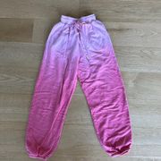 Revolve - Lovers + Friends Sammy Jogger Pants in Pink Ombre