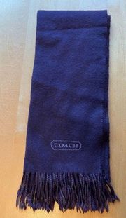 Coach cashmere scarf