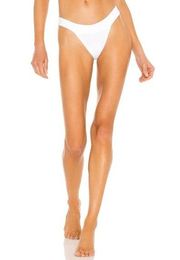 Norma Kamali x REVOLVE Banded Bottom in White Medium New womens Swimsuit