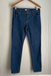 Old Navy  Jeans Women’s Size 10 Super Skinny Mid Rise Dark Wash Stretch Denim