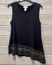 Asymmetrical Studded Top S