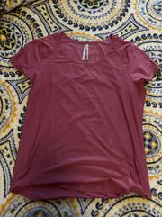 Dark Pink Workout Shirt