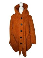 Everest Wool Blend Hooded Coat Jacket 48 US XL 16