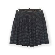 EUC Pleated Green and Black Polka Dot Skirt 2P