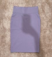 Lavender pencil skirt