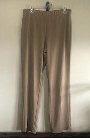 Susan Graver Tan Pull On Slacks sz Md