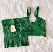 NWT  Two Piece Knit Set In Green