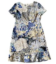 Short Sleeves Floral Printed Dress Size 10