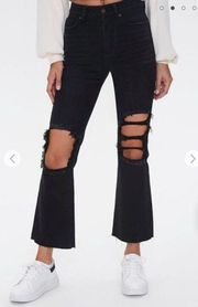 Flared Out Ripped Jeans NWT