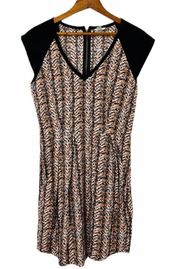 Fossil Dress | V-Neck Printed Dress