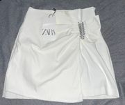 ZARA NWT  Jeweled Mini Skirt