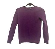 Magaschoni cashmere heather purple long-sleeved women's sweater S