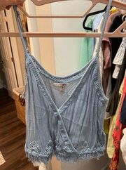 Amuse Society light blue tank