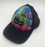 American Eagle Outfitters Colored Palm Tree Trucker‎ Hat, Mesh Back One Size