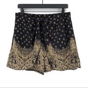 HEI HEI Luna Skirted Short Black Gold S