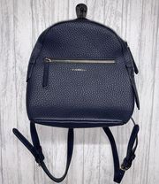 Womens Fiorelli Navy Blue Mini Backpack EUC