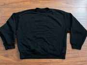 NEW AGOLDE BLACK CREWNECK SWEATSHIRT