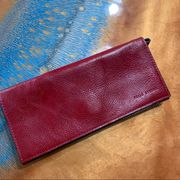 Wilson’s Leather Pelle Studios Red Leather Wristlet Purse