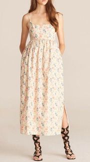 Rebecca Taylor Sleeveless Long Emma Dress In Floral Multi Combo Size 14