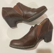 Croft & Barrow Women’s Round Toe Heeled Faux Leather Booties Size 8.5