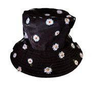 Alice + Olivia X FABFITFUN REVERSIBLE BUCKET HAT Daisy Print