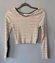 Earthbound Trading Co Long Sleeve Crop Tee