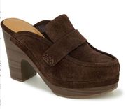 NEW Splendid Vina Suede Platform Clog