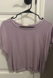 Altered State Purple Cropped T