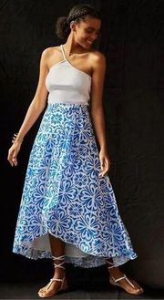 Anthropologie Hutch Printed Wrap Maxi Skirt NEW Size Medium