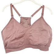 Kindred Bravely Womens Hands Free Pumping Nursing Bra Size XXL Regular Twilight