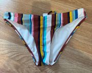 Medium Striped Bikini Bottoms