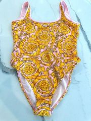 Versace Baroque Print One Piece Swimsuit