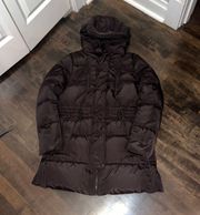 Black Long Puffer Coat