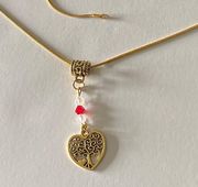 Handmade Heart Charm Necklace