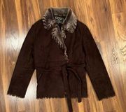 American Outdoor Co. "True Grit" Women's Size XS Long Heavy Duty Fur Lined Coat