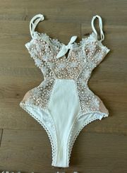 Skylar And Madison White Bodysuit