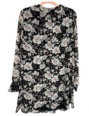 the Label Floral Moody mini Boho Sheath Dress