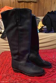 Bronx Knee High Leather Boots