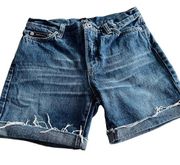 Dolce & Gabana denim distressed ripped shorts size 29