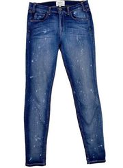 Women's Antho McGuire Newton High Tide Bleach Splatter Jeans Style 51B Size 28