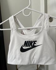 White Sports Bra