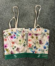 Flower Garden Corset / Bralette Size XS