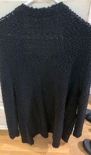 Zenana Black popcorn Cardigan