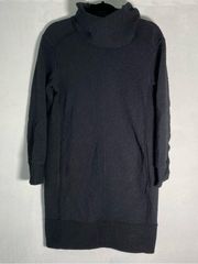 Lululemon Black On Repeat Dress Collar Snood Long Sleeve size 6 Small W8A75S