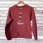 Surf Pendleton Brick Red Pullover Crewneck Sweat Shirt Women's SZ S