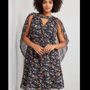 ModCloth Floral MIDI Dress