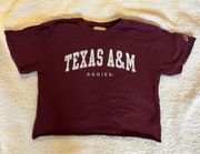 Texas A&M T Shirt Cropped 